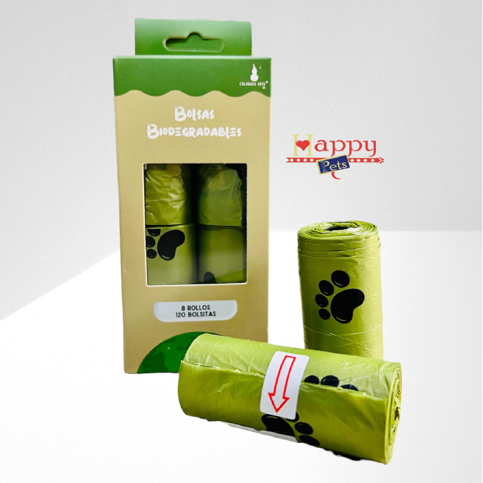 Bolsas Biodegradables para Perro 5 Rollos-75 Bolsas KULCAN